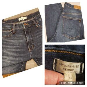 Madewell 10" High Rise Skinny Jeans